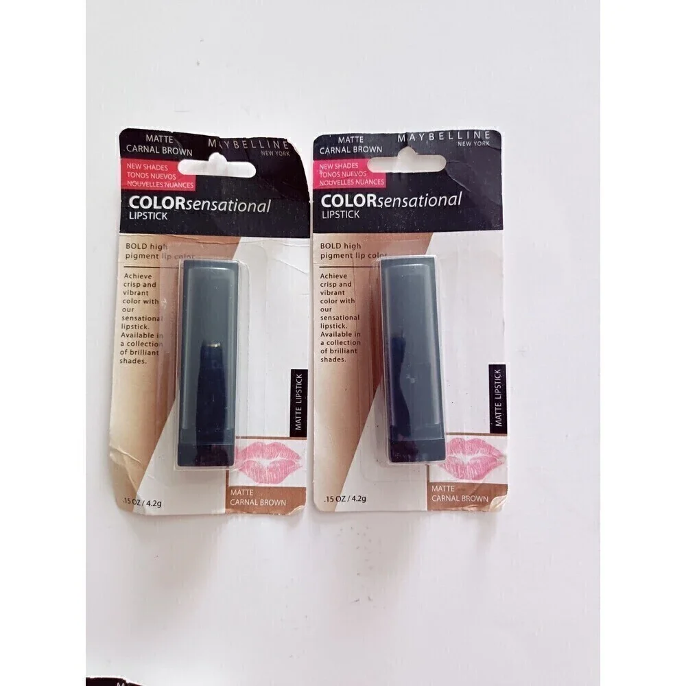 Maybelline New York Color Sensational Brown Lipsticks Lot Of 5 Browns Bronzes